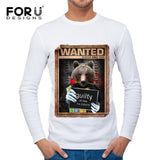 Men's T-shirt Rottweiler Long Sleeved