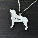 Rottweiler necklace   alloy   hand cut dog pendant creature necklace a good gift beautiful charm