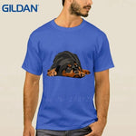 t shirts blue for men ROTTWEILER big dog canine bite guard woof - Stylish Size tee shirt 2017