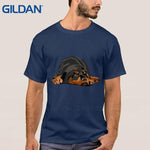 t shirts blue for men ROTTWEILER big dog canine bite guard woof - Stylish Size tee shirt 2017