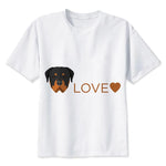 Rottweiler T shirt Hip Hop Style New Original Design T-shirt Cool Fashion Men tshirt Color MR2217