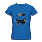 I Love My Rottweiler Women t-shirt