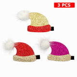 Dogs Bowknot Headwear Clips For Christmas