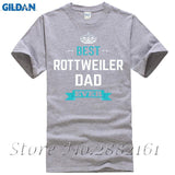 Gildan Man T-shirt Best Rottweiler Dad Ever. Father's Day Gift