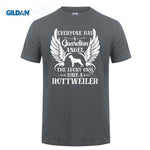 man t-shirt My Guardian Angel Is A Rottweiler